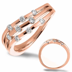 0.31 ctw. ROSE GOLD DIAMOND RING D4342RG