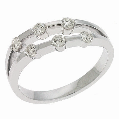 0.34 ctw. WHITE GOLD DIAMOND RING D3955WG