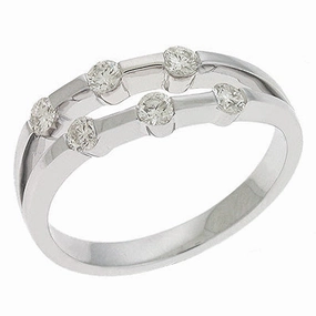 0.34 ctw. WHITE GOLD DIAMOND RING D3955WG