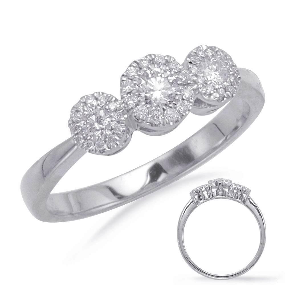 0.36 ctw. WHITE GOLD DIAMOND FASHION RING D4243WG