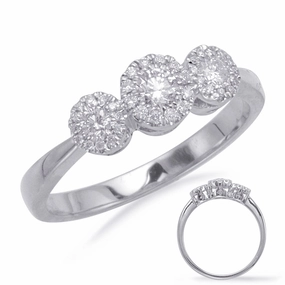 0.36 ctw. WHITE GOLD DIAMOND FASHION RING D4243WG