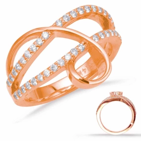 0.48 ctw. ROSE GOLD FASHION RING D4290RG