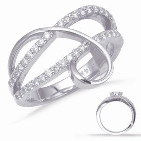 0.48 ctw. WHITE GOLD FASHION RING D4290WG