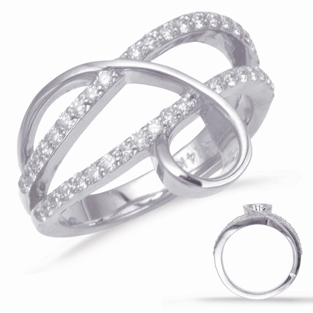 0.48 ctw. WHITE GOLD FASHION RING D4290WG