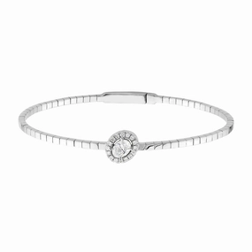 0.50ct Lab Grown Diamond Bangle in 18K White Gold