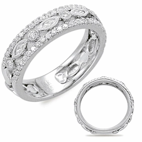 0.54 ctw. PLATINUM WEDDING BAND D4412-PL