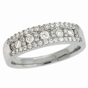 0.54 ctw. WHITE GOLD DIAMOND RING D3861WG