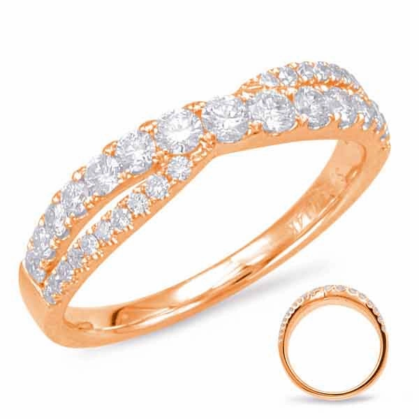 0.56 ctw. ROSE GOLD DIAMOND FASHION RING D4554RG