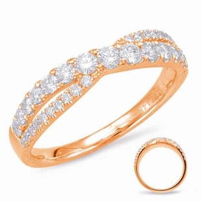 0.56 ctw. ROSE GOLD DIAMOND FASHION RING D4554RG