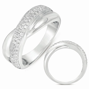 0.57 ctw. WHITE GOLD FASHION RING D4259WG
