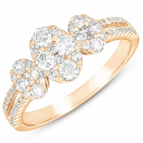 0.61 ctw. ROSE GOLD FASHION RING D4247RG