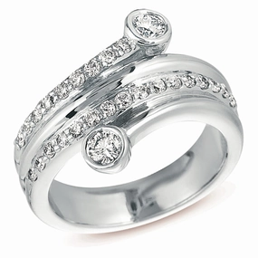 0.64 ctw. RIGHT HAND RING D3658WG