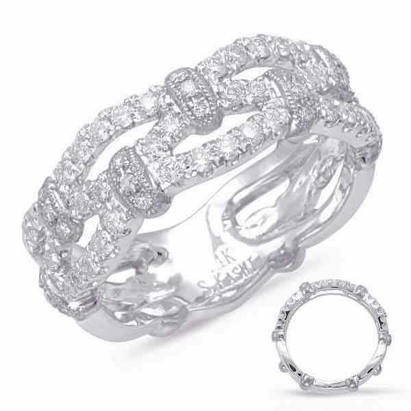 0.64 ctw. WHITE GOLD DIAMOND FASHION RING D4577WG