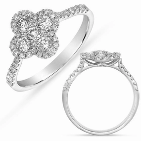0.64 ctw. WHITE GOLD FASHION RING D4315WG