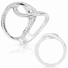 0.66 ctw. WHITE GOLD DIAMOND FASHION RING D4463WG