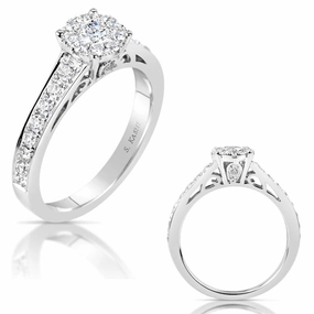 0.66 ctw. WHITE GOLD DIAMOND FASHION RING D4471WG