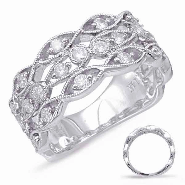 0.66 ctw. WHITE GOLD DIAMOND FASHION RING D4578WG