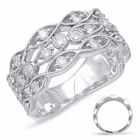 0.66 ctw. WHITE GOLD DIAMOND FASHION RING D4578WG