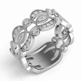 0.68 ctw. WHITE GOLD DIAMOND FASHION RING D4292WG