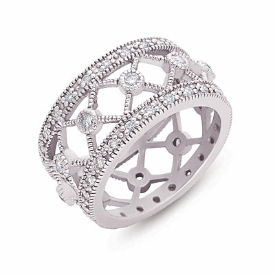 0.69 ctw. WHITE GOLD ETERNITY RING D3873WG