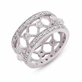 0.69 ctw. WHITE GOLD ETERNITY RING D3873WG