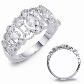 0.71 ctw. WHITE GOLD DIAMOND FASHION RING D4440WG