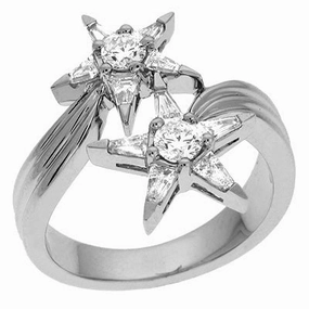 0.71 ctw. WHITE GOLD DIAMOND RING D3960WG