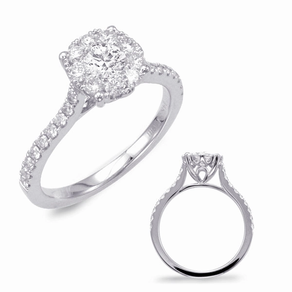 0.72 ctw. WHITE GOLD DIAMOND FASHION RING D4400-25WG