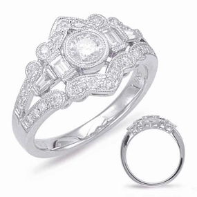 0.72 ctw. WHITE GOLD DIAMOND FASHION RING D4544WG