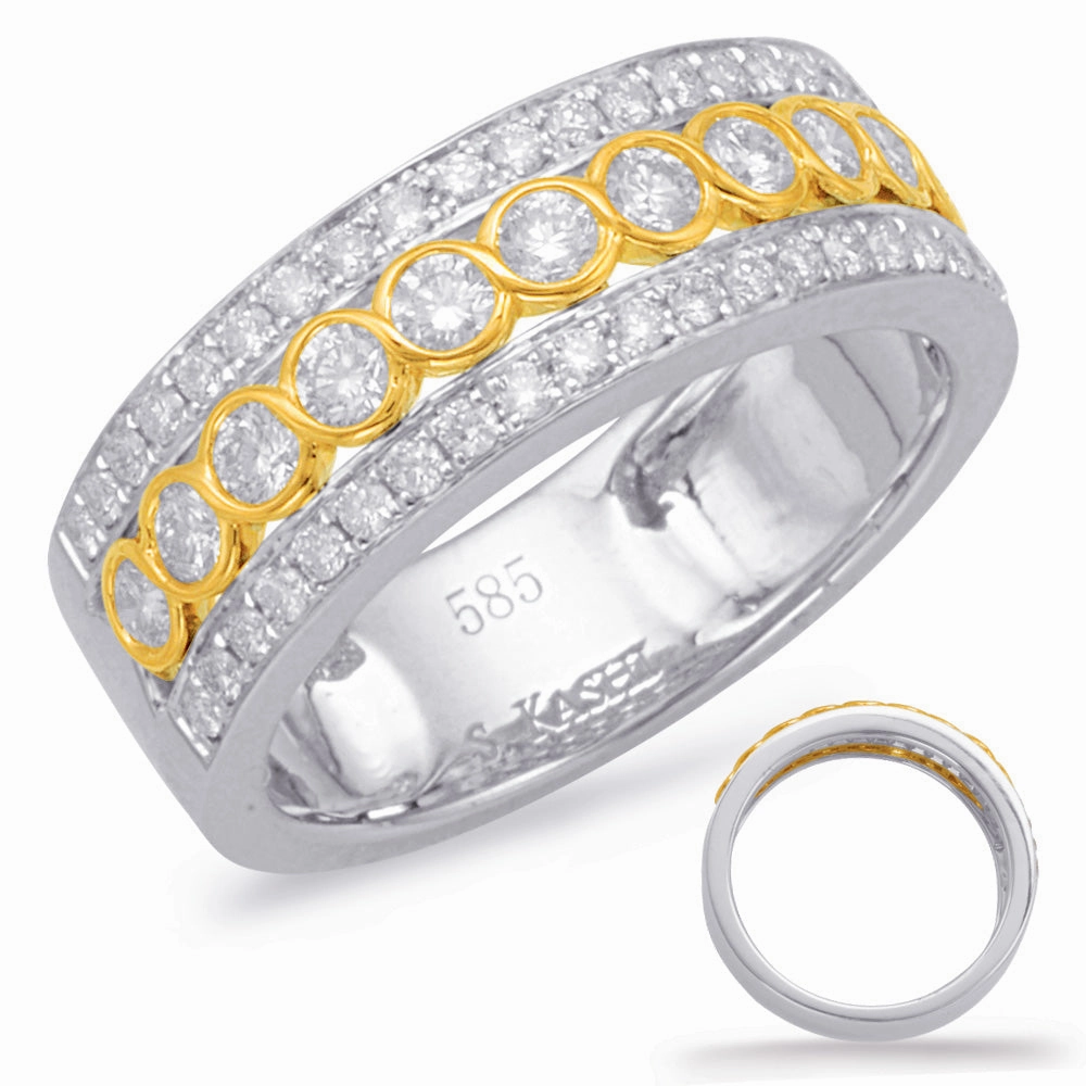 0.75 ctw. YELLOW & WHITE DIAMOND FASHION RING D4605YW