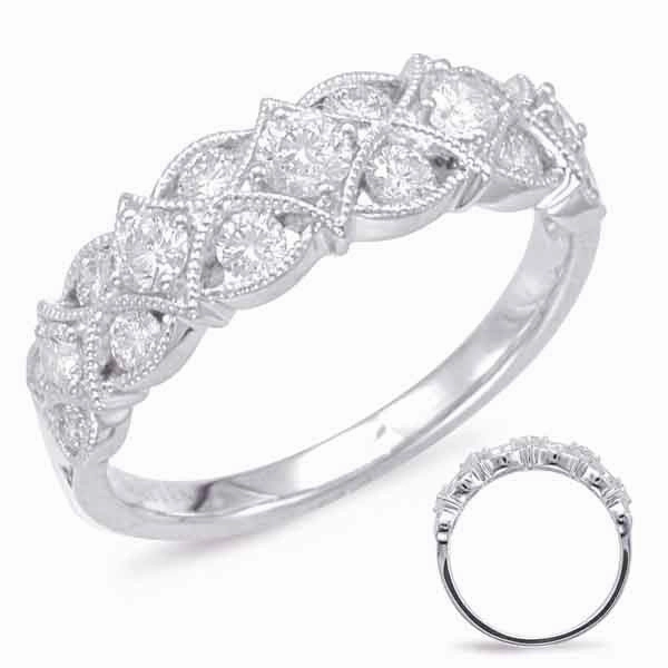 0.81 ctw. WHITE GOLD DIAMOND FASHION RING D4566WG