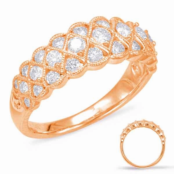 0.86 ctw. ROSE GOLD DIAMOND FASHION RING D4567RG