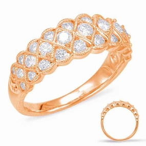 0.86 ctw. ROSE GOLD DIAMOND FASHION RING D4567RG