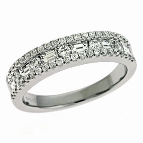 0.86 ctw. WHITE GOLD DIAMOND BAND D4047WG