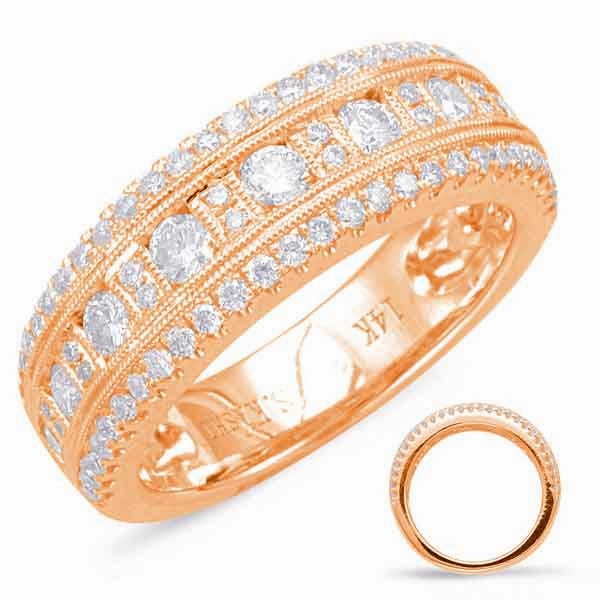 0.90 ctw. ROSE GOLD DIAMOND FASHION RING D4575RG