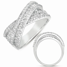 0.93 ctw. WHITE GOLD FASHION RING D4238WG