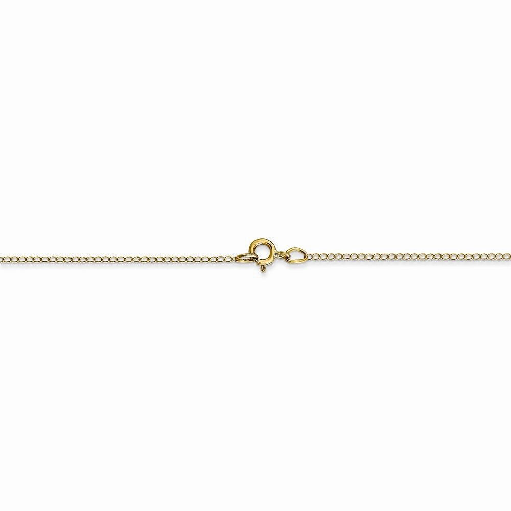 10k .42 mm Carded Curb Chain | 10K6CY