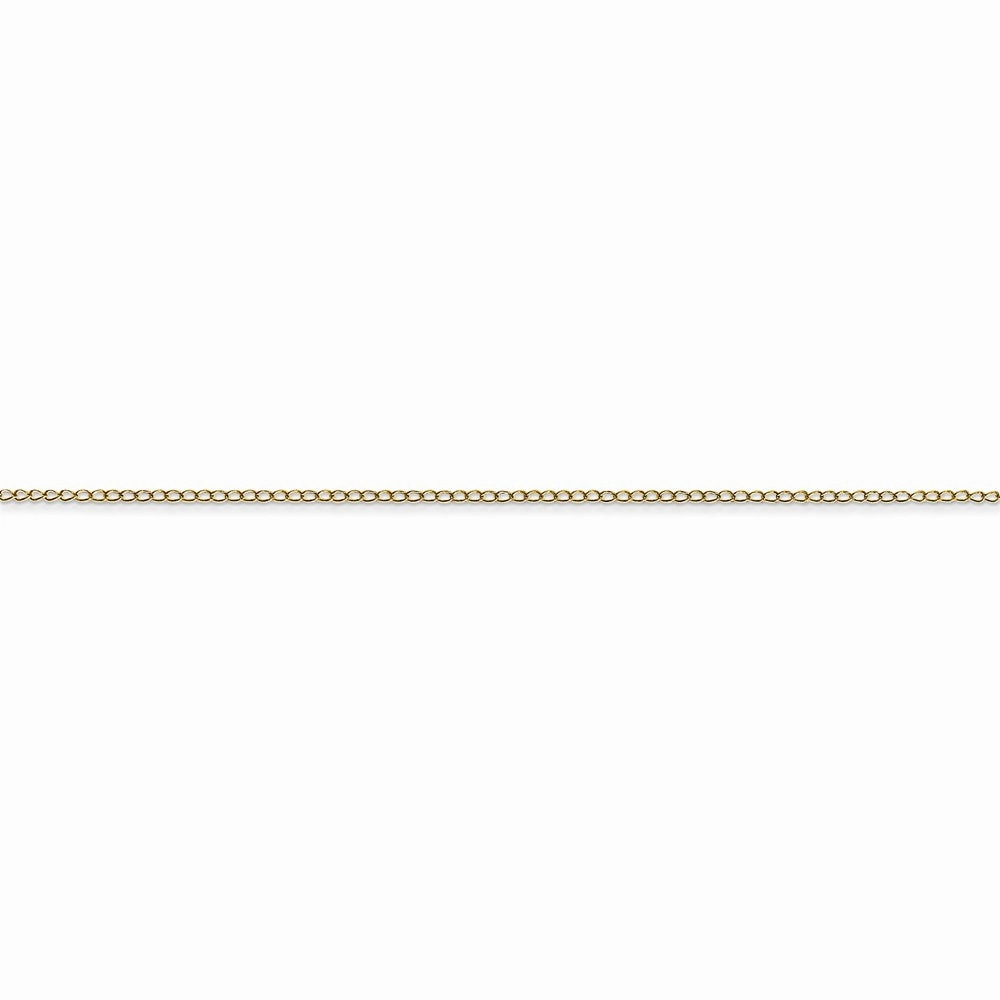 10k .42 mm Carded Curb Chain | 10K6CY