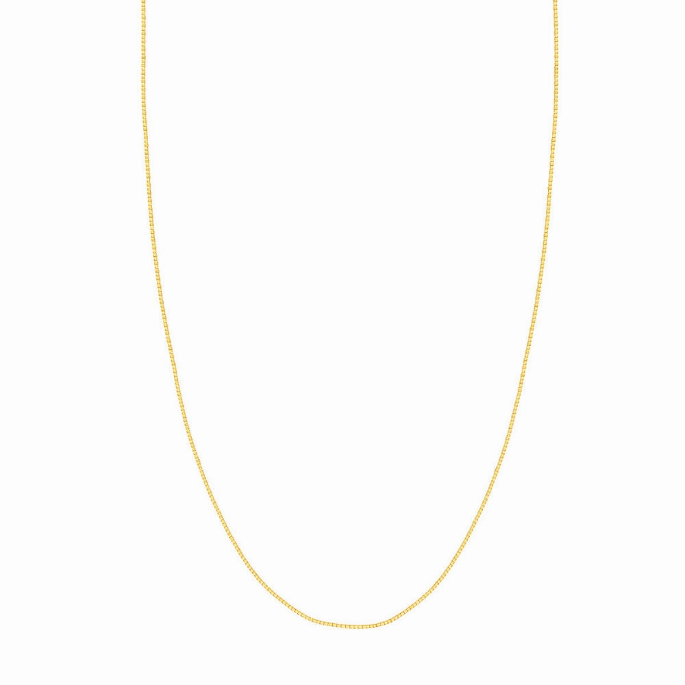 14k Gold 0.96mm Box Chain