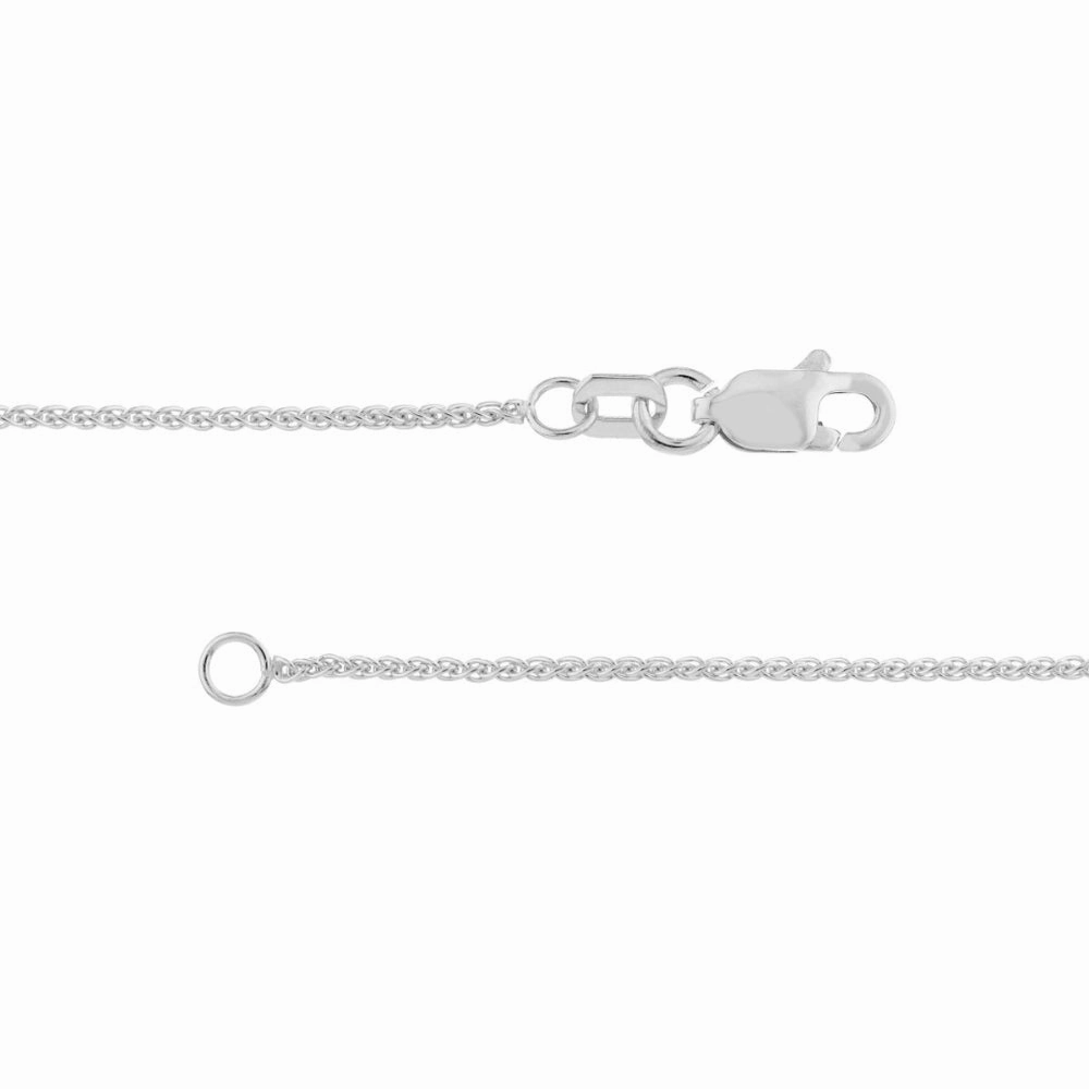 14k Gold 1.05mm Wheat Chain
