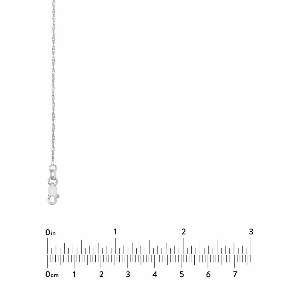 14k Gold 1.15mm Singapore Chain