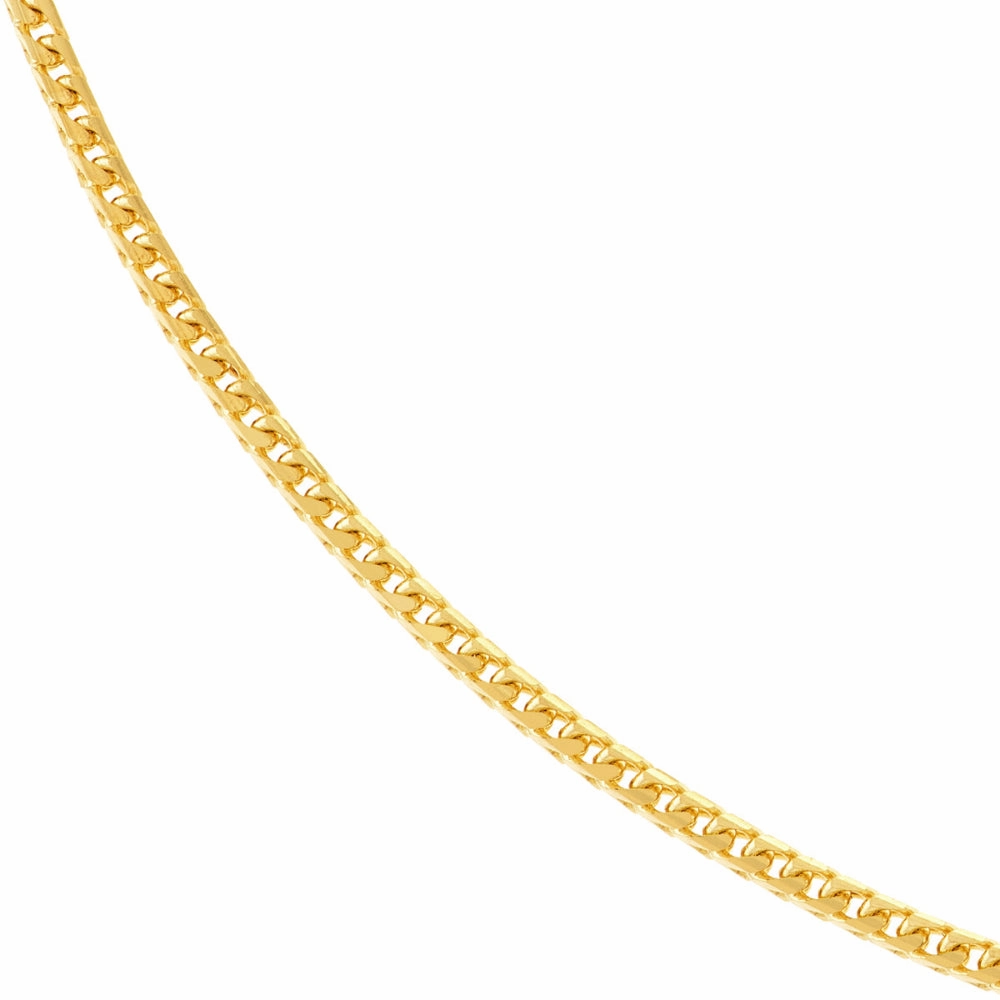 14k Gold 1.55mm Franco Chain