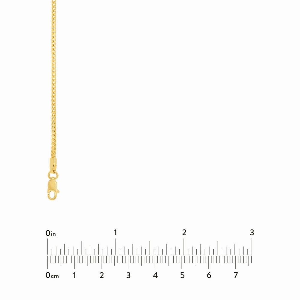 14k Gold 1.55mm Franco Chain