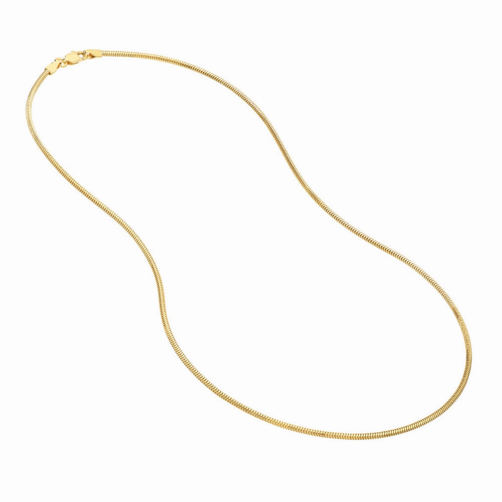 14k Gold 1.5mm Snake Chain 24"