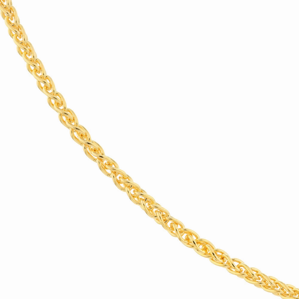 14k Gold 1.65mm Wheat Chain, 20"