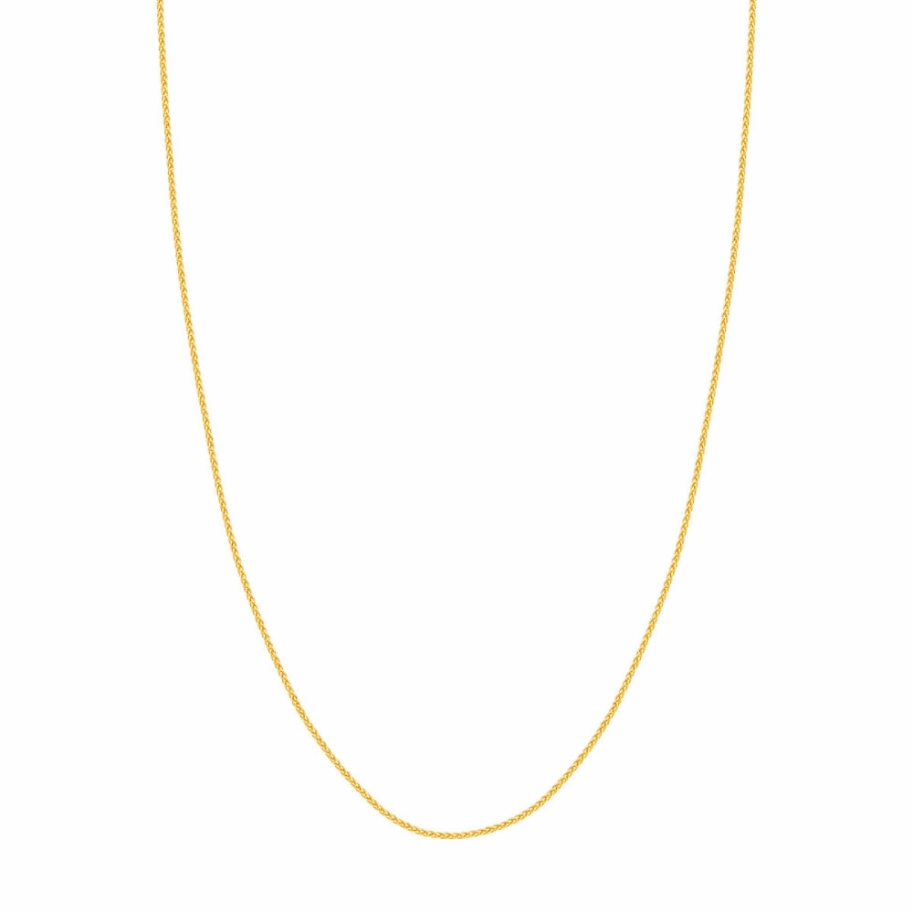 14k Gold 1.65mm Wheat Chain, 20"