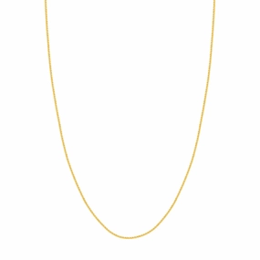 14k Gold 1.65mm Wheat Chain, 20"