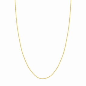 14k Gold 1.65mm Wheat Chain, 24"