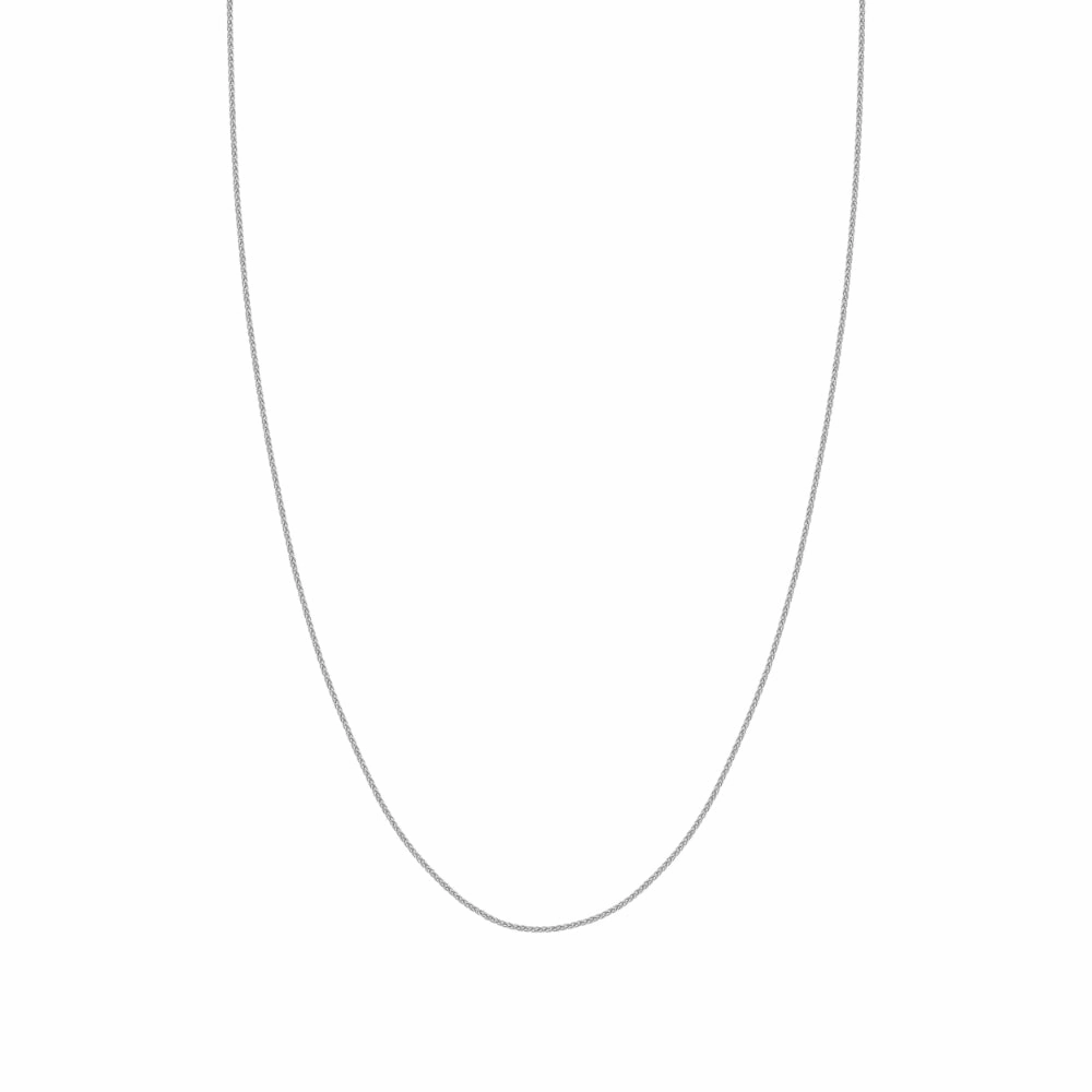 14k Gold Adjustable Length Wheat Chain