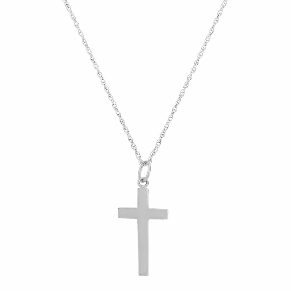 14k Gold Cross Pendant Necklace